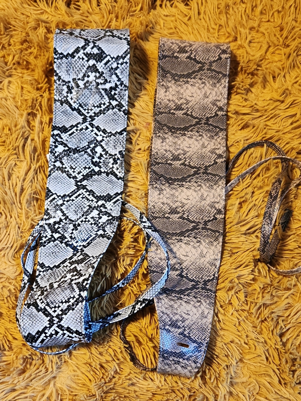 Attitudes By Renee Set Of Two Snakeskin Wrap Belts